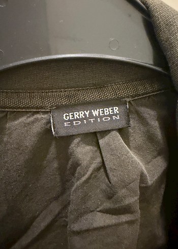 Gri Keten Düğmeli Kadın Ceket - Görsel 4