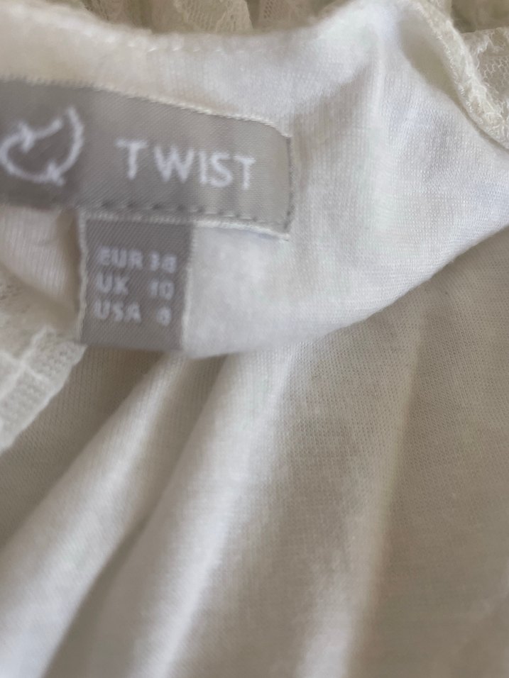 Beyaz Bohem Midi Kadın Elbise - Görsel 5