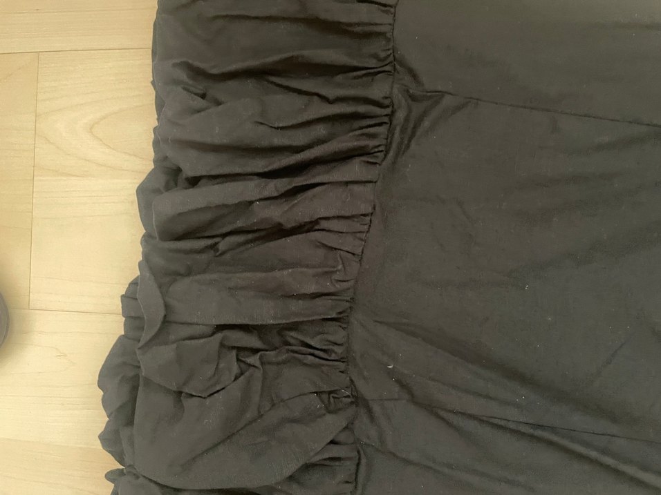 Kadın Siyah Straplez Midi Elbise - Görsel 3