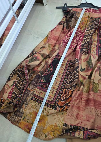 Bohem Çok Renkli Desenli Etek - Görsel 5