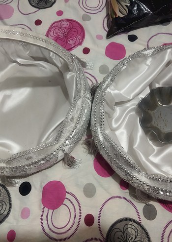 Zara Home Beyaz Parlak gri sünnet sepeti