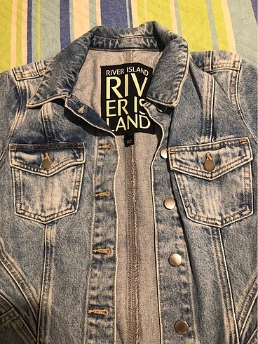 Bayan kot çeket - Görsel 2