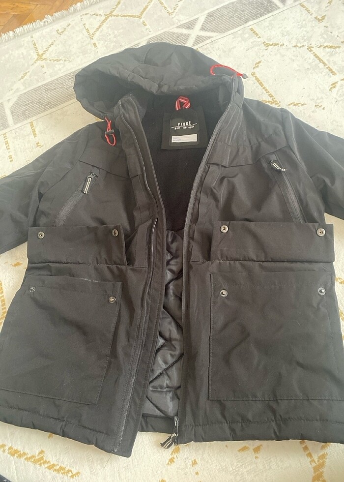 Üzerinde su tutmayan çocuk montu - Görsel 3