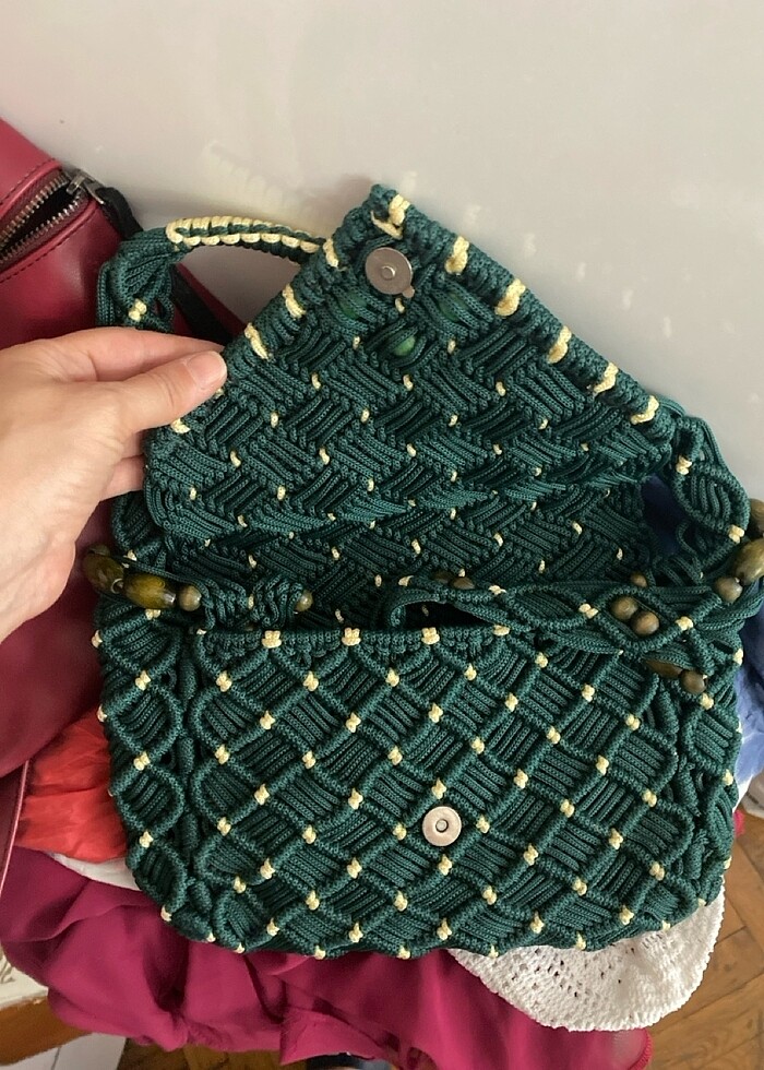 bayan örgü çanta - Görsel 2