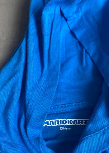 Kapüşonlu Mavi Erkek Sweatshirt - Görsel 3