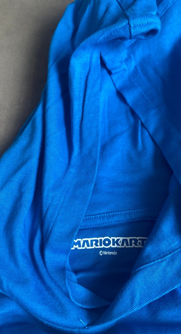 Kapüşonlu Mavi Erkek Sweatshirt - Görsel 3