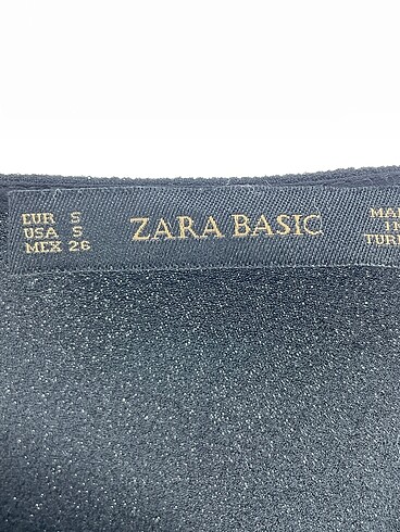 s Beden siyah Renk Zara Bluz %70 İndirimli.