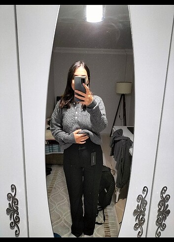 Trendyolmilla siyah kumaş pantolon