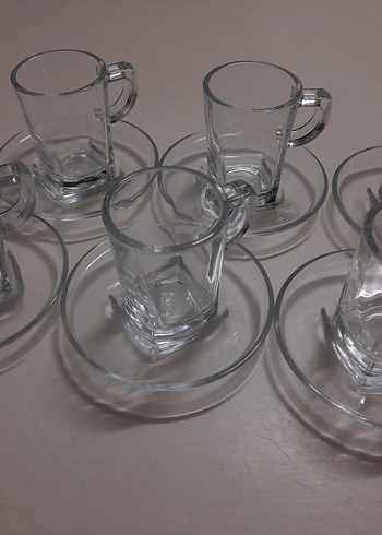 Paşabahçe Paşabahçe 6'lı Carre Espresso Fincan Takımı
