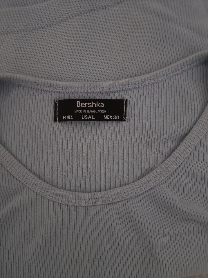 Bershka Mavi Crop - Görsel 3