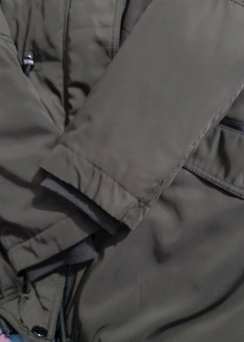 Bershka Haki Parka - Görsel 6