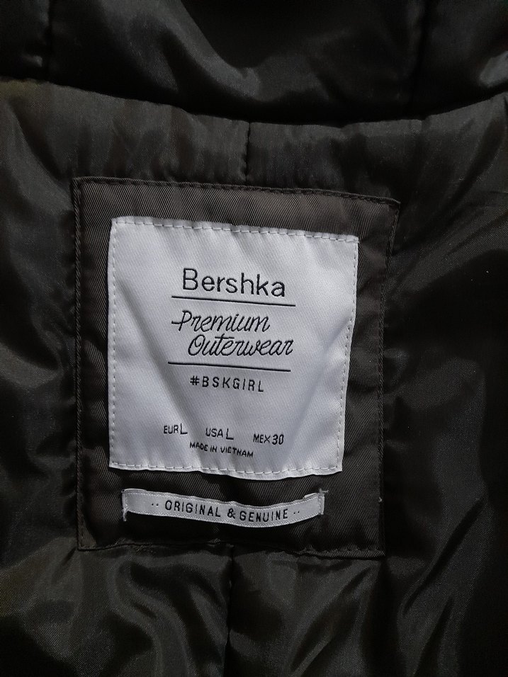 Bershka Haki Parka - Görsel 4