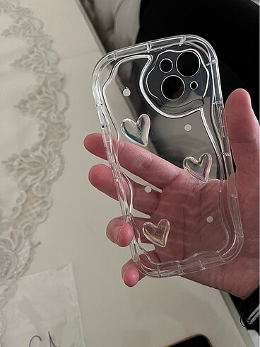  Beden iPhone 13-14-15 kalpli hologramlı kılıf