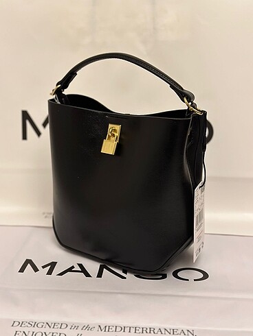 Mango mini kilitli çanta