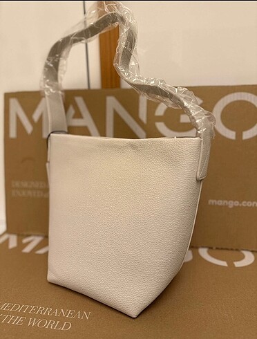  Beden Mango krem güçler çanta