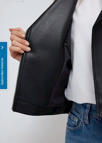 Siyah Parlak Kadın Deri Biker Ceket - Görsel 4