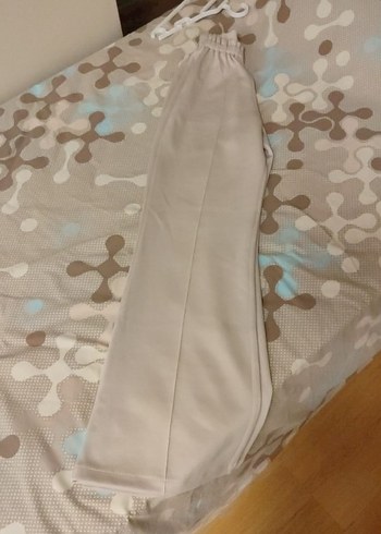 Düğmeli Bej Kadın Pantolon - Görsel 2