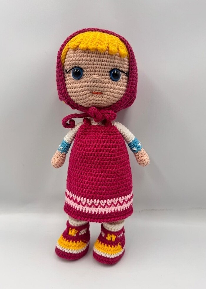 Amigurumi maşa bebek  - Görsel 5