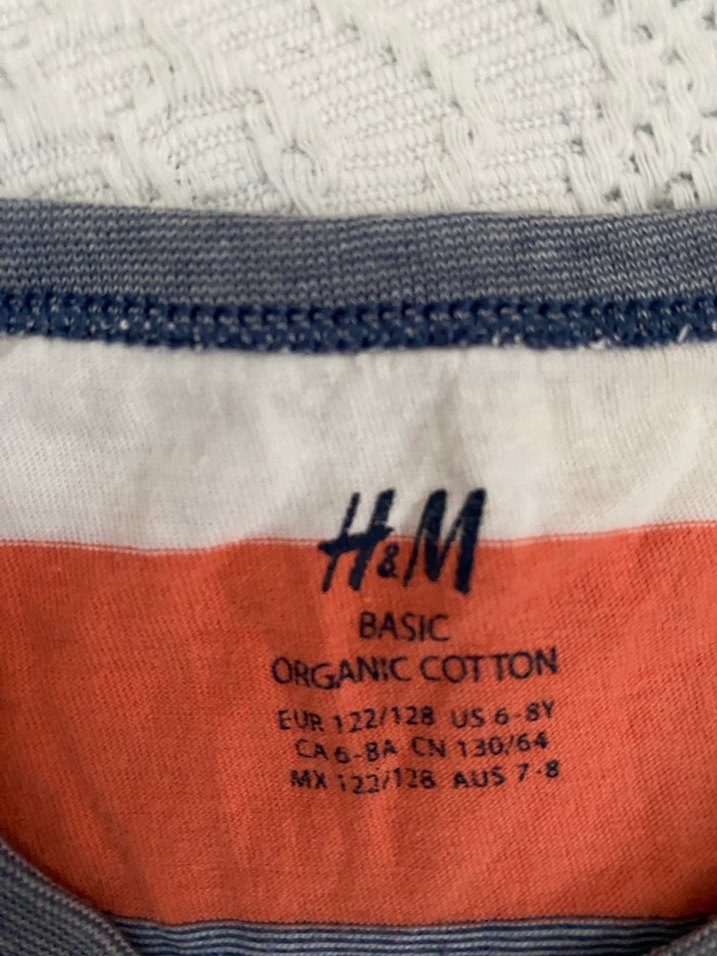 Erkek Çocuk Çizgili Kısa Kollu Tişört - Görsel 3