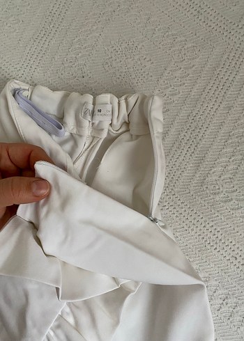 Kız çocuk Beyaz Fırfırlı şort etek açıklamada herşeyi belirttim - Görsel 8