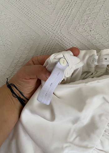 Kız çocuk Beyaz Fırfırlı şort etek açıklamada herşeyi belirttim - Görsel 6