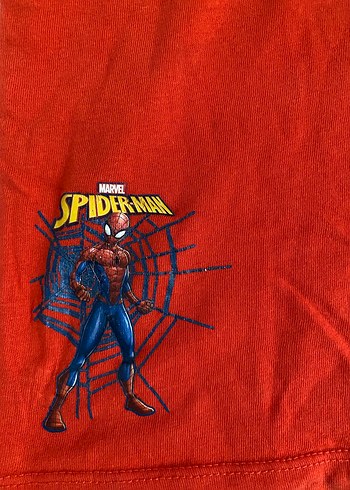 2li Çocuklar için renkli baskılı kırmızı atlet - Görsel 9