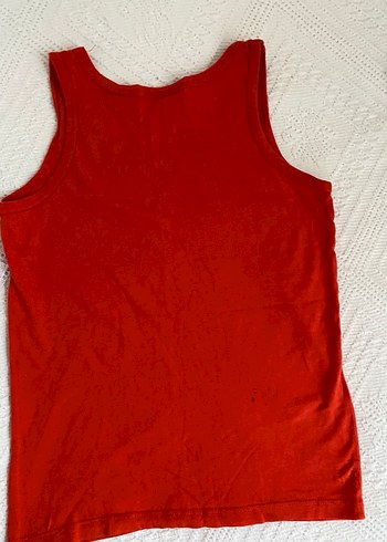 2li Çocuklar için renkli baskılı kırmızı atlet - Görsel 3