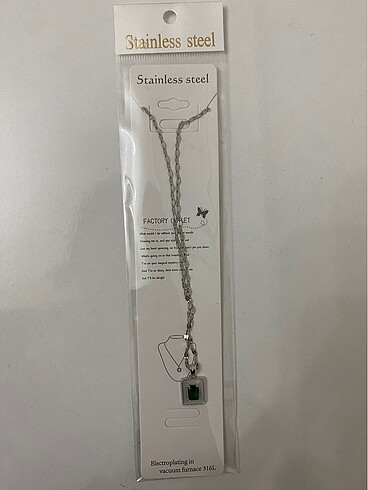 STAİNLESS STEEL ÇELİK KOLYE