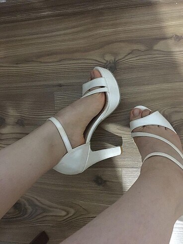 36 Beden beyaz Renk Gelinlik ayakkabısı