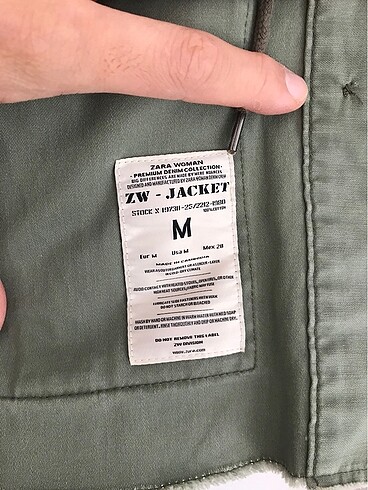 m Beden haki Renk Zara woman