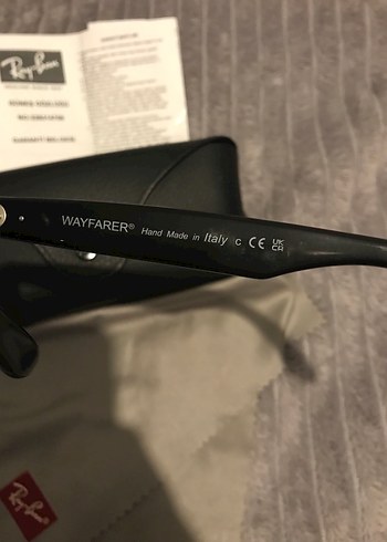 Beden siyah Renk Rayban wayfer modeli
