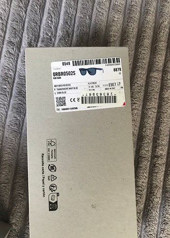 Ray-Ban Wayfarer Reverse Mavi Transparan Gözlük - Görsel 10