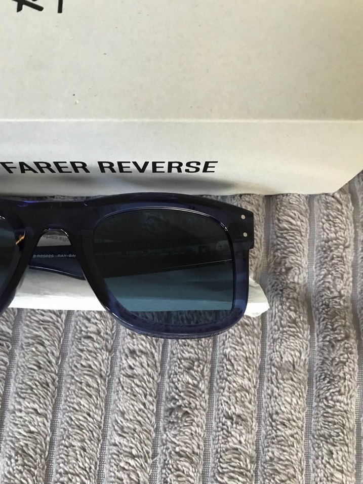 Ray-Ban Wayfarer Reverse Mavi Transparan Gözlük - Görsel 3