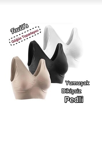 xl Beden Toparlayıcılı sıkılaştırıcı pedli sütyen ( siyah beyaz ten )
