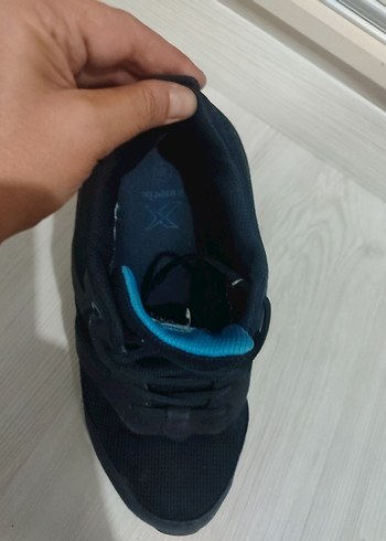 38 Beden siyah Renk Siyah Bağcıklı Kadın Spor Ayakkabı