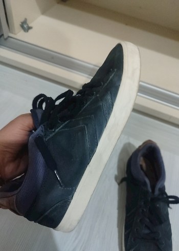 Lacivert Bağcıklı Kadın Spor Ayakkabı