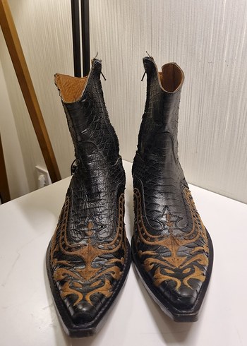 Erkek kovboy çizme deri - Görsel 3