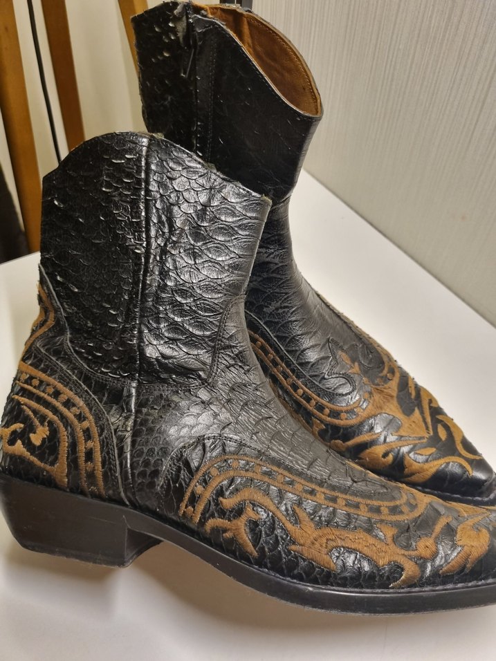 Erkek kovboy çizme deri - Görsel 2