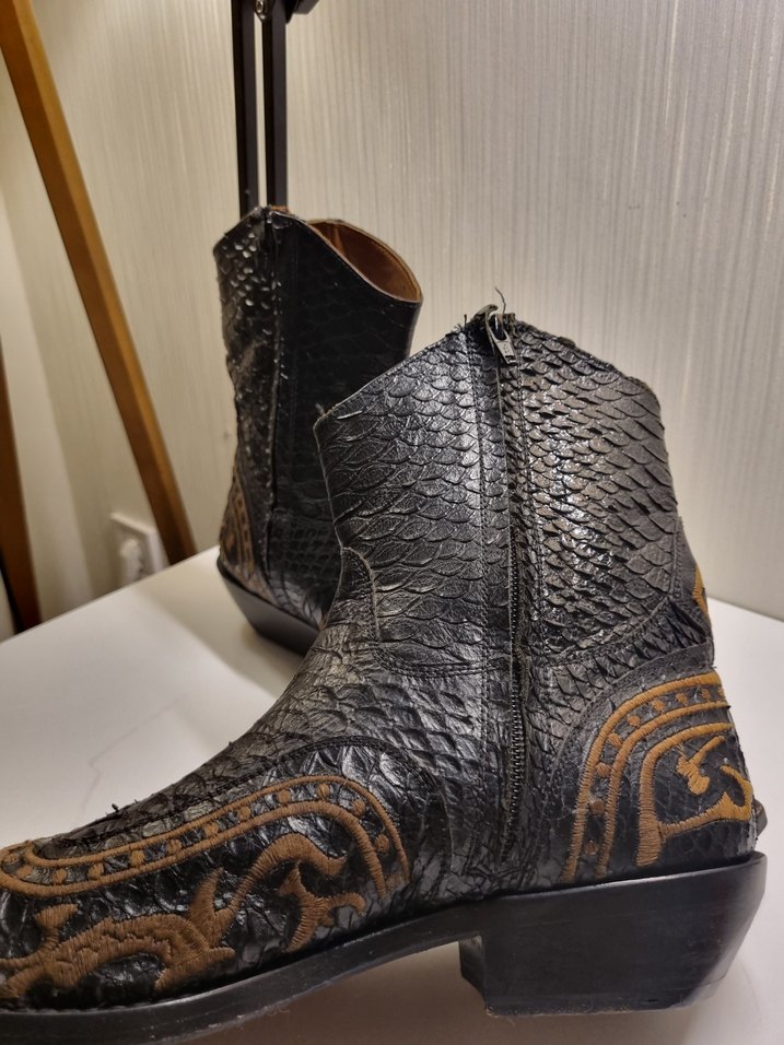 Erkek kovboy çizme deri - Görsel 4