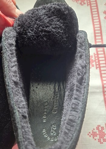 Siyah Süet Erkek, iç kürk astarlı Bot. - Görsel 4