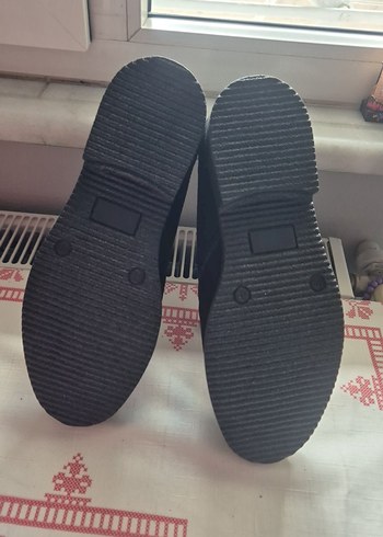 Siyah Süet Erkek, iç kürk astarlı Bot. - Görsel 2