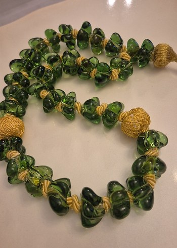 murano italyan cam tesbih. - Görsel 4