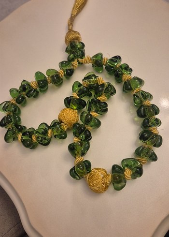 murano italyan cam tesbih. - Görsel 3