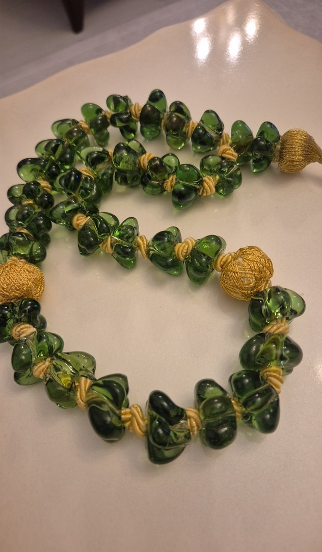 murano italyan cam tesbih. - Görsel 4