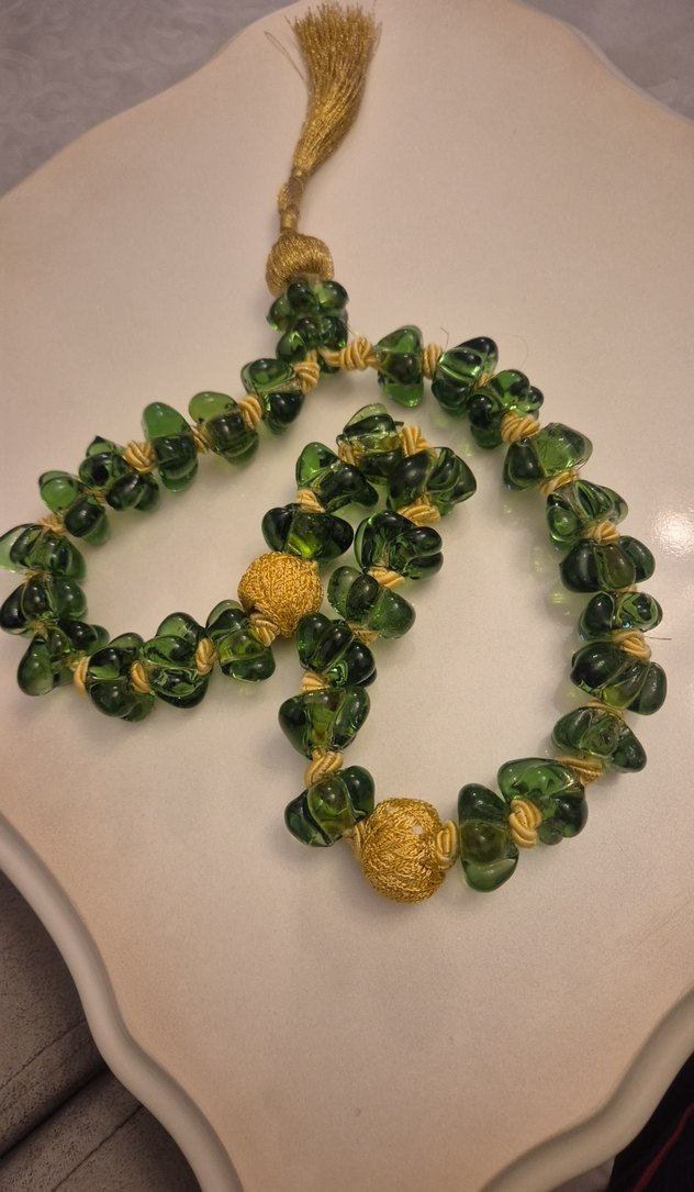 murano italyan cam tesbih. - Görsel 3