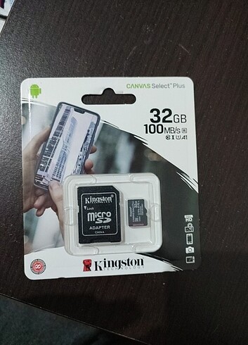 Kingston 32 gb hafıza kartı