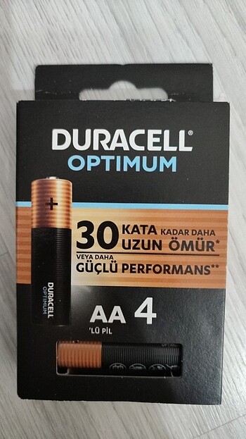 Duracell optimum AA kalem pil