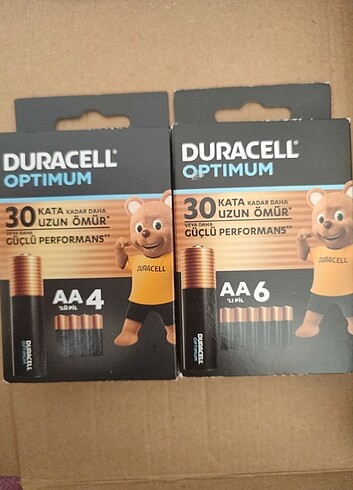 Duracell Optimum AA 10 adet kalem pil
