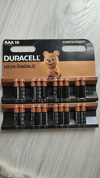 Duracell AAA ince kalem pil 20 adet
