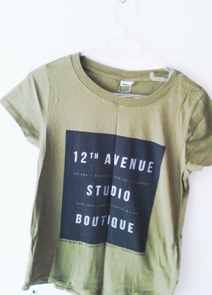 Koton haki t shirt